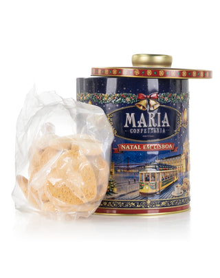 Lata de Bolachas "Natal em Lisboa" Maria Confeitaria 150g