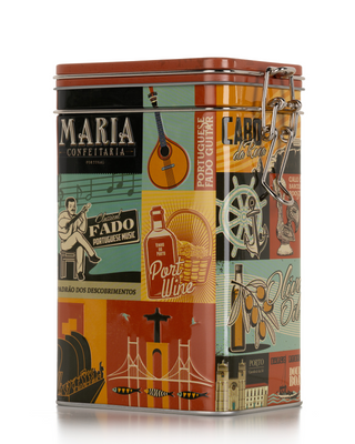 Lata de Biscoitos Artesanais "Portugalia" Maria Confeitaria 150g