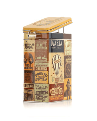 Lata de  Biscoitos Artesanais Viagem Maria Confeitaria