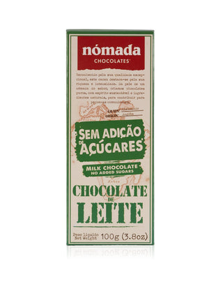 Tablete de Chocolate de Leite s/açúcar 100g