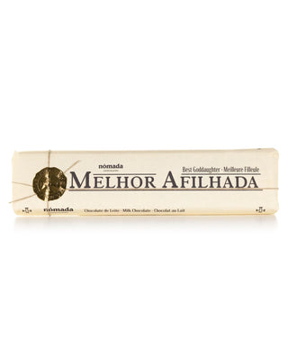 Tablete de Chocolate de Leite "Melhor Afilhada" Nómada Chocolates 300g