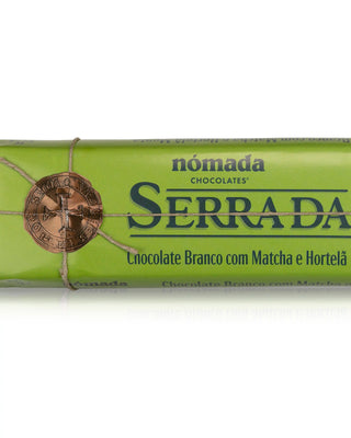 Tablete de Chocolate Branco com Matcha e Hortelã 300g